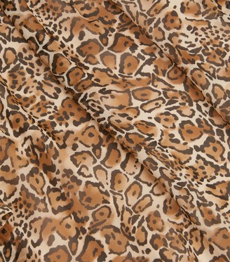 Max Mara Geneve Leopard Silk Dress - ShopStyle