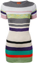 Missoni - t-shirt rayé en maille - women - Polyester/Cupro/Rayonne - 48