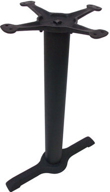 JI Bases 5" x 22" Cast Iron Dining Height End Table Base