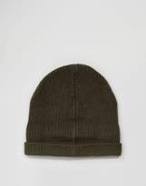 Thumbnail for your product : New Look Ribbed Beanie In Khaki