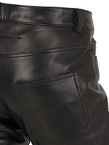 Thumbnail for your product : Givenchy 18cm Slim Fit Nappa Leather Jeans