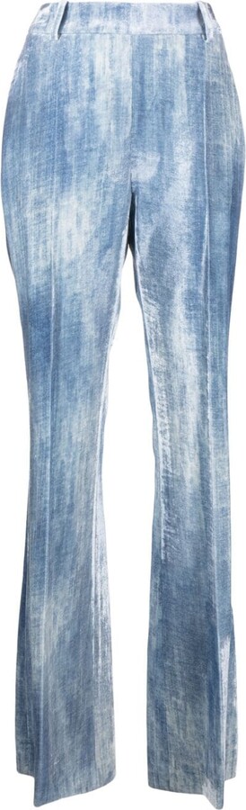 High Waisted Pleated Jeans