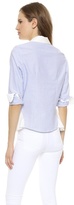 Thumbnail for your product : Clu Striped Pleated Top