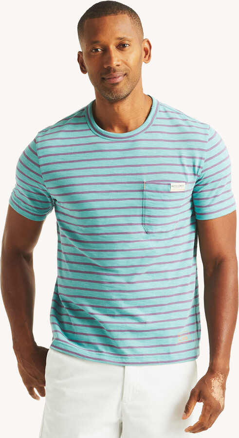 Nautica Jeans Co. Striped Crewneck T-Shirt
