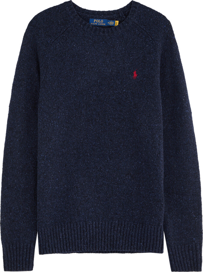 Polo Ralph Lauren Logo-embroidered Wool-blend Jumper