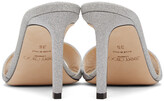 Thumbnail for your product : Jimmy Choo Silver Stacy 85 Mules