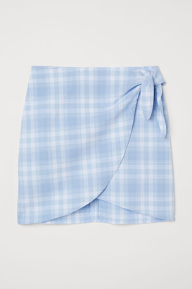 H&M Short tie-detail skirt