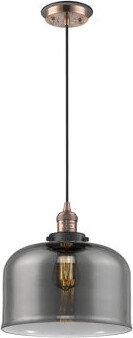 Beachcrest Home Lattimer 1 - Light Single Bell Pendant