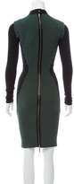 Thumbnail for your product : Victoria Beckham Paneled Long Sleeve Dress