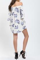 Thumbnail for your product : Blu Pepper Off Shoulder Floral Dress