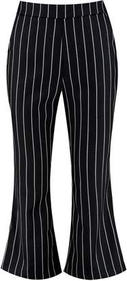 boohoo Petite Stripe Kick Hem Co-Ord Trouser