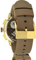 Thumbnail for your product : Versace Versus Manhattan Men's Chronograph Watch w/Brown Rubber Strap