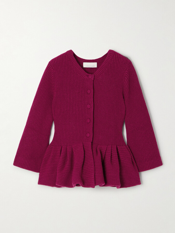 Peplum Cardigan Shop The Largest Collection ShopStyle UK