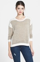 Thumbnail for your product : Kensie Colorblock Tape Yarn Sweater