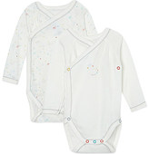 Thumbnail for your product : Petit Bateau Pack of two cotton bodysuits 1 month - for Men