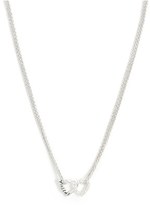 Thumbnail for your product : Juicy Couture Outlet - INTERLOCKED PAVE HEARTS WISHES NECKLACE
