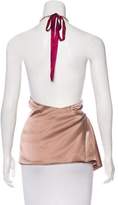 Thumbnail for your product : Miguelina Sleeveless Silk Top