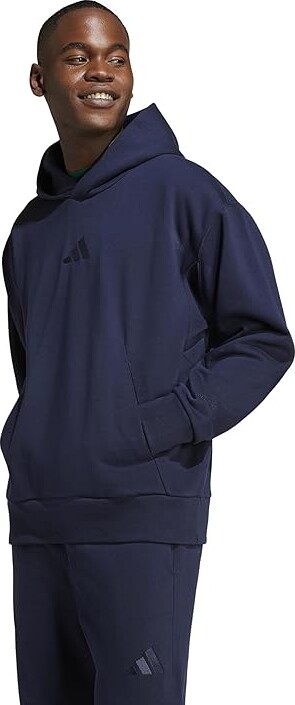 adidas All SZN Fleece Hoodie Men's Clothing Ink : 4XL, Cotton/Polyester