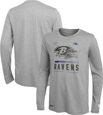 Men's New Era Heathered Gray Los Angeles Rams Combine Authentic Red Zone Long  Sleeve T-Shirt