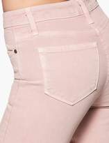 Thumbnail for your product : Paige Jacqueline Straight - Vintage Misty Rose Distressed Raw Hem