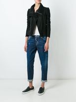 Thumbnail for your product : DSQUARED2 'Hockney' jeans - women - Cotton/Calf Leather/Polyester/Spandex/Elastane - 42