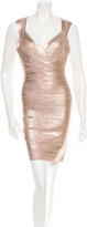 Thumbnail for your product : Herve Leger Metallic Dress