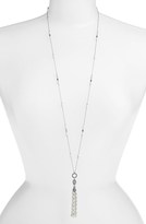 Thumbnail for your product : Judith Jack 'Pearl Romance' Long Tassel Pendant Necklace