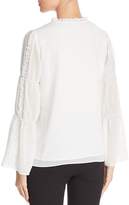 Thumbnail for your product : Karl Lagerfeld Paris Embellished Bell Sleeve Blouse