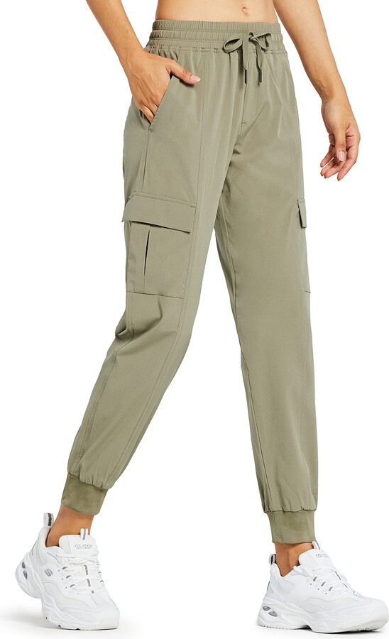 Libin Women's Lightweight Cargo Joggers Quick Dry Hiking Pants for