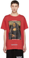 Thumbnail for your product : Off-White Off White SSENSE Exclusive Red Mona Lisa T-Shirt
