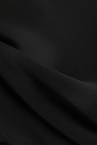 Thumbnail for your product : Giorgio Armani Paneled Silk-crepe Top