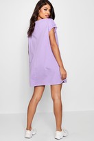 Thumbnail for your product : boohoo Maternity Oversized Roll Up T-Shirt Dress