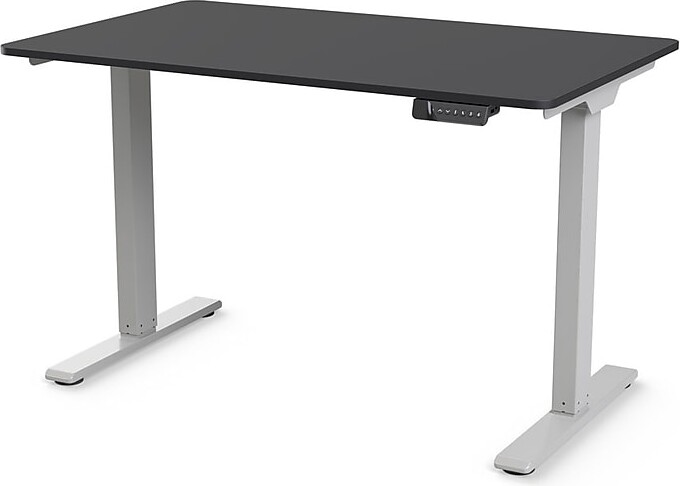Humanscale eFloat Go 2.0 48"W Electric Rectangular Adjustable Standing Desk, Black (FYH12TS2448BL)