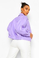 Thumbnail for your product : boohoo Faux Leather Bomber Jacket