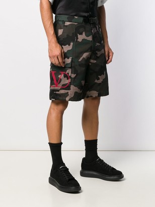 Valentino Camouflage Bermuda Shorts