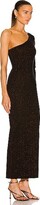 Thumbnail for your product : Victor Glemaud One Shoulder Dress in Black