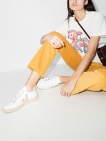 Thumbnail for your product : Veja White V-Lock velcro Leather Sneakers