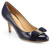Thumbnail for your product : Ferragamo Carla Patent Leather Bow Pumps