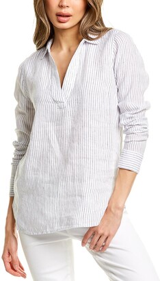 Linen Popover Tunic Bloomingdales Women Clothing Tunics 