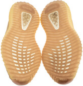 Thumbnail for your product : Yeezy Light Beige Knit Fabric Boost 350 V2 Linen Sneakers Size 40