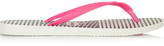 Thumbnail for your product : Havaianas Slim striped rubber flip flops