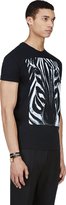 Thumbnail for your product : DSquared 1090 Dsquared2 Black Zebra Graphic T-Shirt