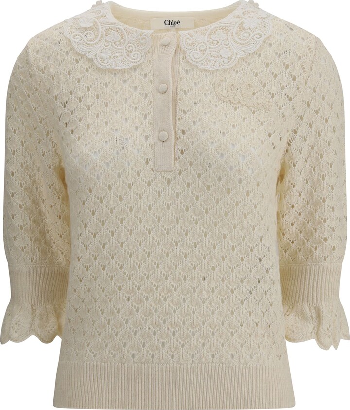 Chloé Sweater With Lace Collar
