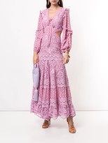 Thumbnail for your product : Alexis Zendaya embroidered cut-out detail dress