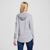 Thumbnail for your product : Modern Lux Women's Weekend Brushed Pullover Hoodie Heather Gray - Modern Lux (Juniors')