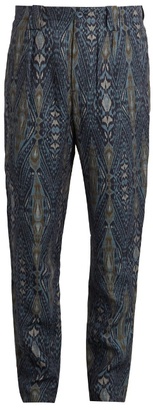 Etro Tribal-print linen trousers