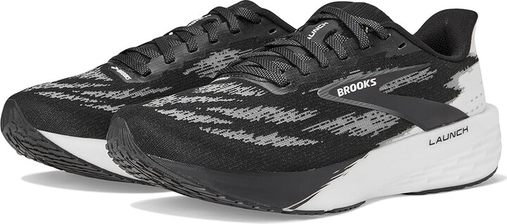 Brooks Launch 11 Women's Running Shoes Black/White : 10.5 B - Medium Synthetic