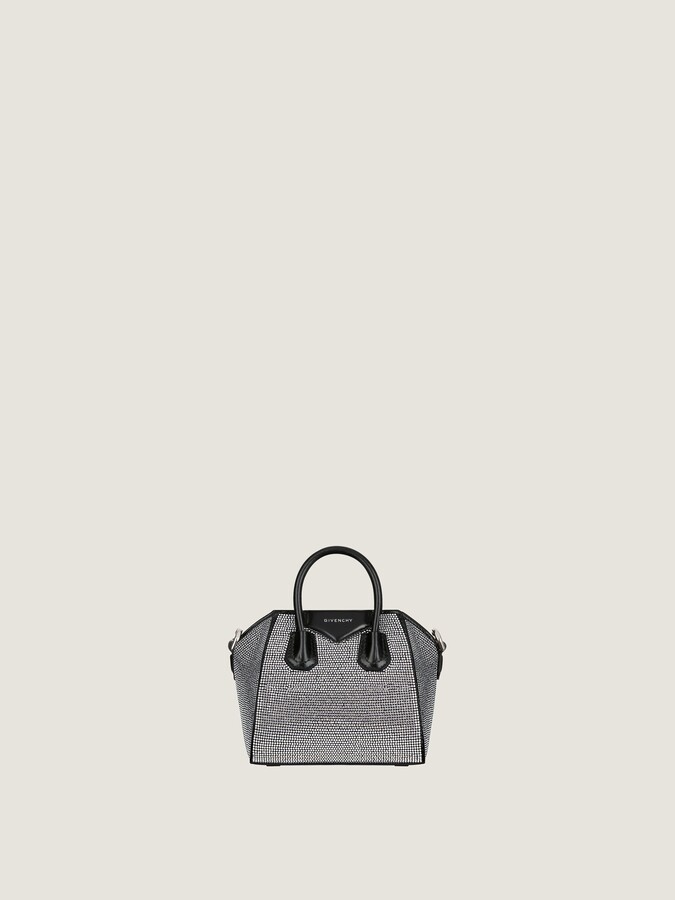 Givenchy Micro Antigona bag in satin with strass