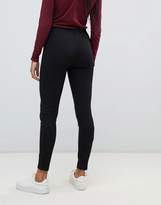 Thumbnail for your product : Esprit Stretch Jersey Leggings with stitching in black