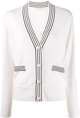 Women's Long Sleeved Striped Sweater Cardigan - ShopStyle